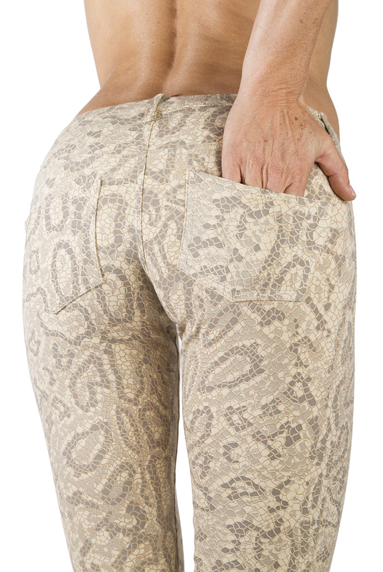 Dragon Cream Jeans Tights - FUNKY SIMPLICITY