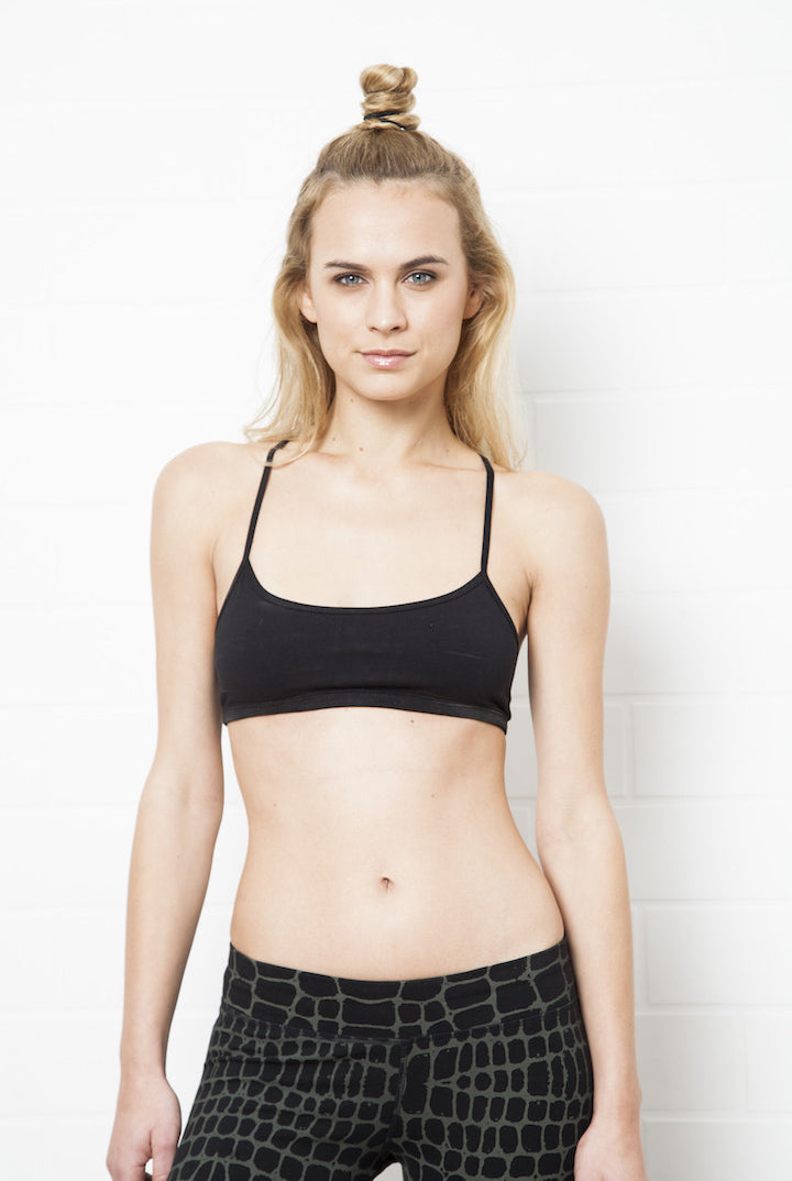 Leggings Crocodile Black Green - FUNKY SIMPLICITY