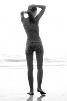 Yoga Hotpants - Grey Zebra - Beach Shorts - FUNKY SIMPLICITY
