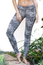 Leggings Leopard Light Grey Black - FUNKY SIMPLICITY