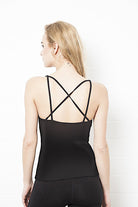 Cross Back Black Top - FUNKY SIMPLICITY