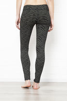 Leggings Zebra Black Green - FUNKY SIMPLICITY