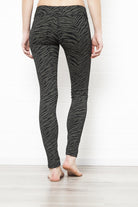 Leggings Zebra Black Green - FUNKY SIMPLICITY